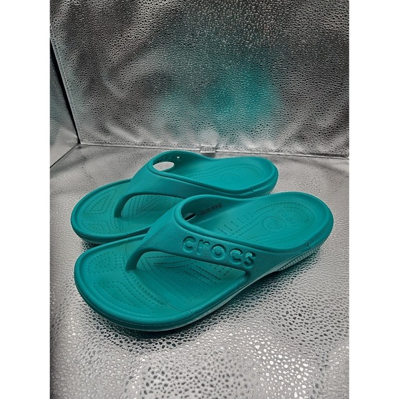 CROCS Shoes - CROCS Classic II Flip Flop Thong Sandals Green Size W8/M6